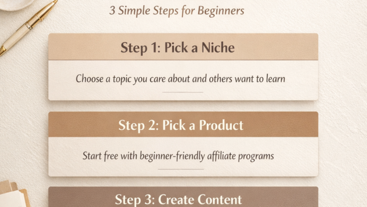 How to Start Affiliate Marketing with No Money | 3 Simple Steps